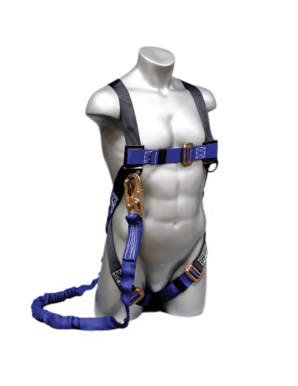 48013 CP+ Harness With Attached 6' NoPac® Energy Absorbing Lanyard